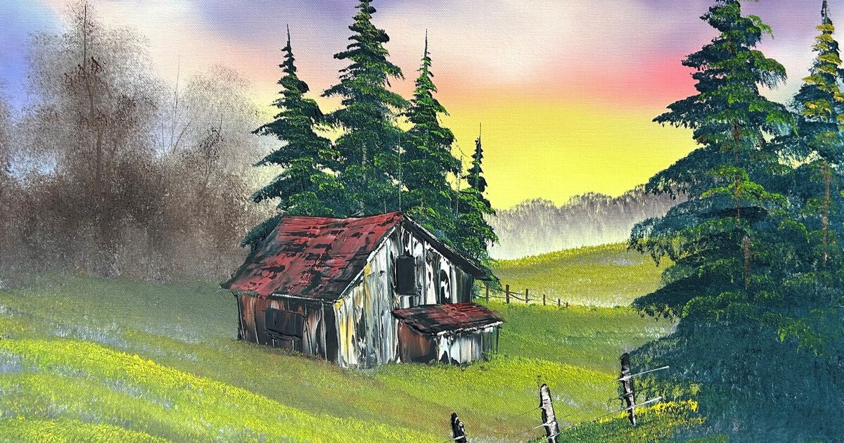 Bob Ross painting set to beat artist auction record, with bidding at over $1 million.