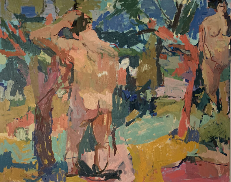 Jennifer Pochinski, ‘Adam and Eve’, 2020, Painting, Oil on canvas, Dolby Chadwick Gallery