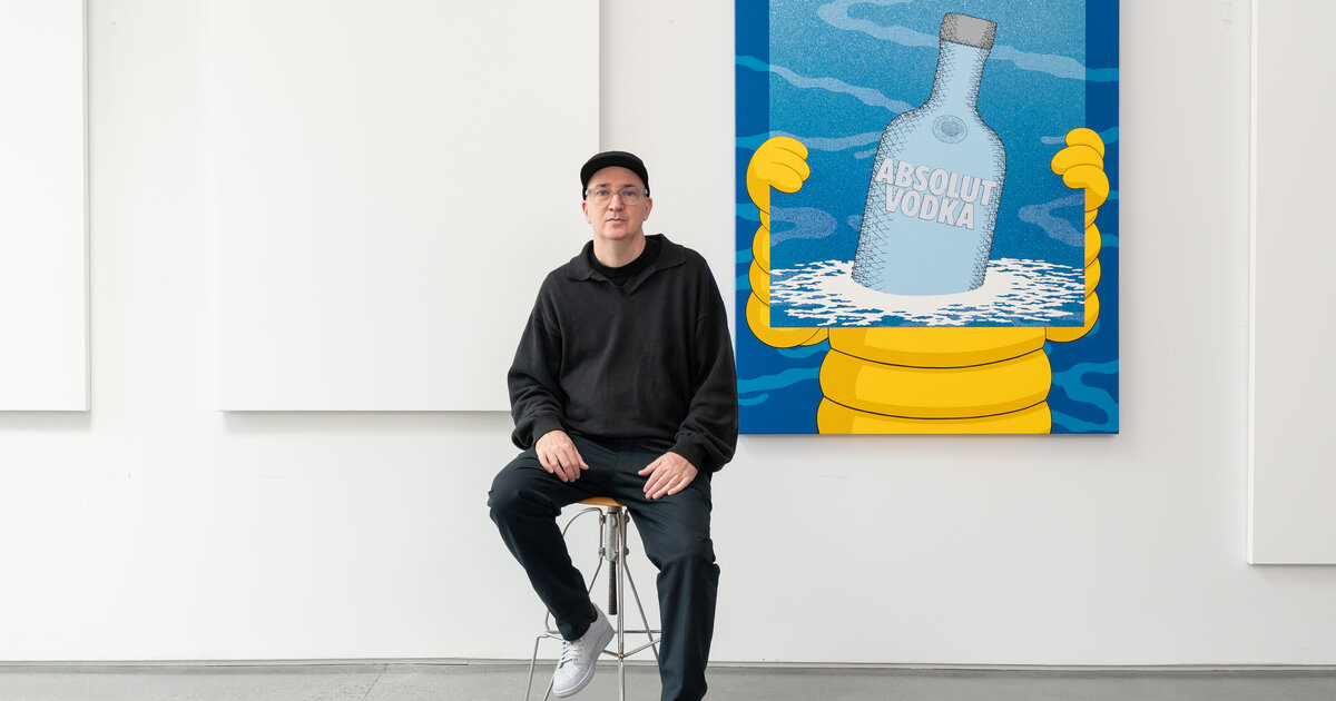 Image accompanying source report: KAWS reimagines the Absolut bottle in a new Artist Edition collaboration
