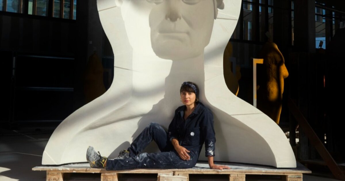 Image accompanying source report: Eighteen Women Sculptors History Forgot Get Monumental Plaster Portraits at the Petit Palais