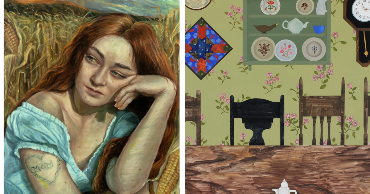 Image accompanying source report: Anne Buckwalter and a new wave of painters reclaim Pennsylvania Dutch craft for feminist art