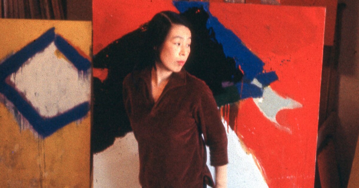 Image accompanying source report: Teruko Yokoi's blooming abstractions, overlooked in her lifetime, draw new attention