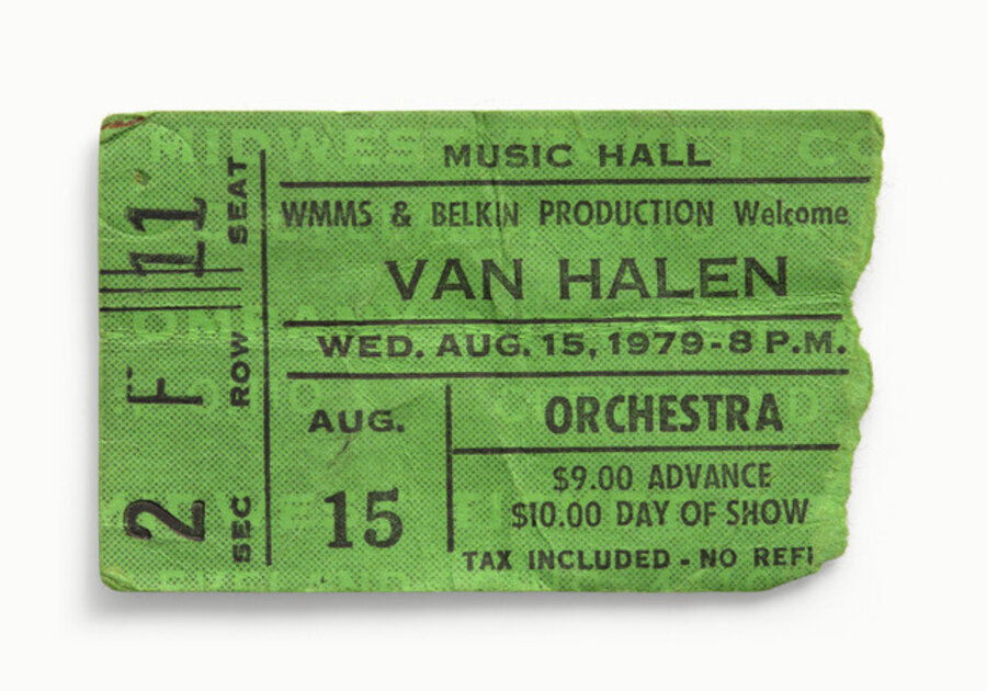 Van Halen, Cleveland Music Hall, Cleveland, OH 1979