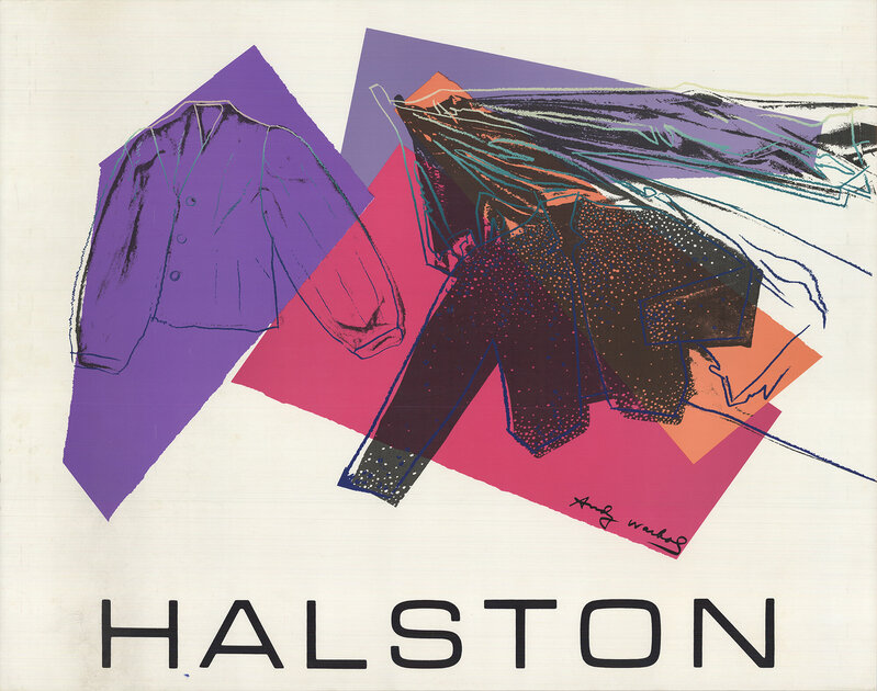 Andy Warhol, ‘Halston Advertising Campaign Poster’, 1982, Print, Serigraph, ArtWise