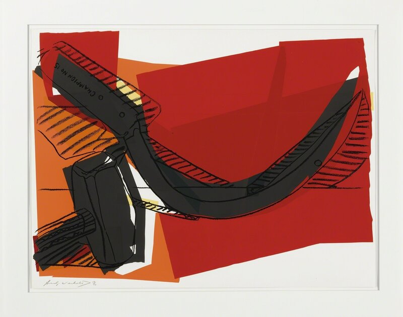 Andy Warhol, ‘Hammer and Sickle (Feldman & Schellmann II.161-164)’, 1977, Print, The complete portfolio, comprising four screenprints in colors, Sotheby's