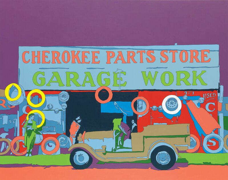 Francis Ruyter, ‘Walker Evans ‘Auto parts shop. Atlanta, Georgia’’, 2011, Painting, Acrylic on canvas, Cristea Roberts Gallery
