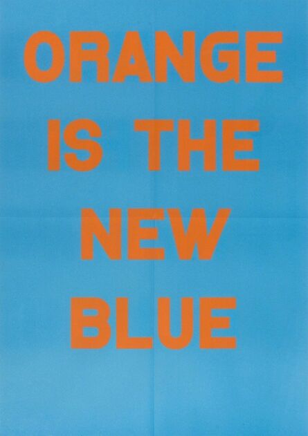 Jeremy Deller, ‘Orange Is The New Blue’, 2017