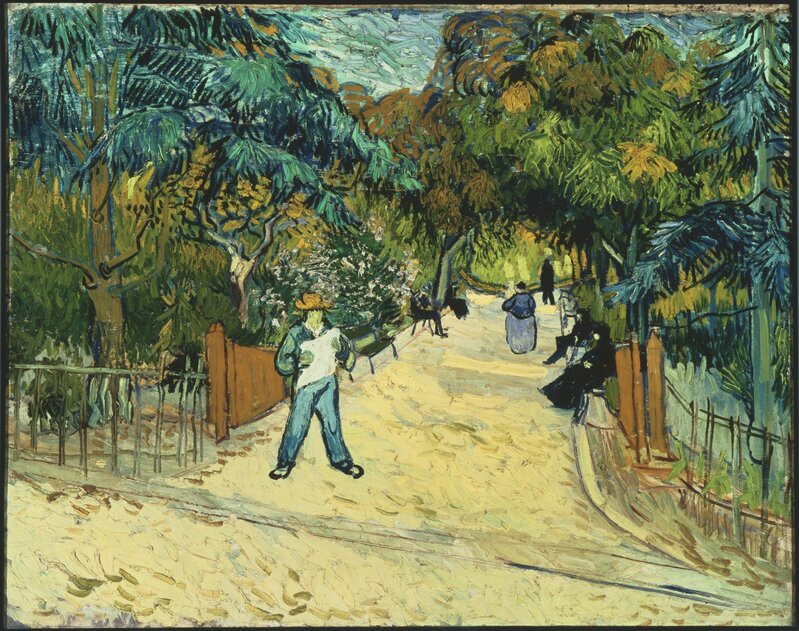 Vincent van Gogh, ‘Entrance to the Public Gardens in Arle’, 1888, Painting, Oil on canvas, Phillips Collection