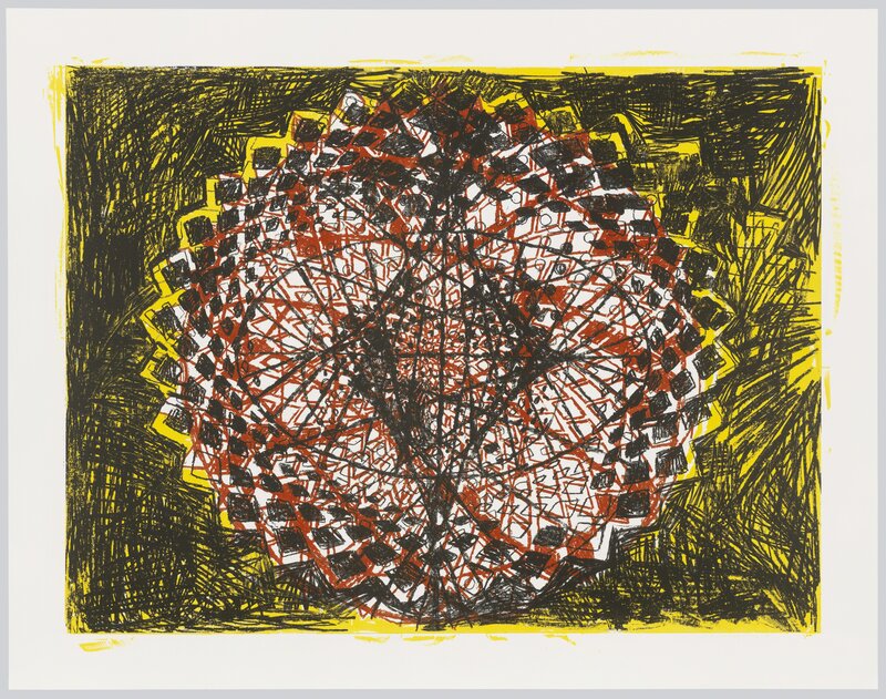Terry Winters, ‘Clocks and Clouds’, 2013, Print, Lithograph on Rives BFK, Guild Hall
