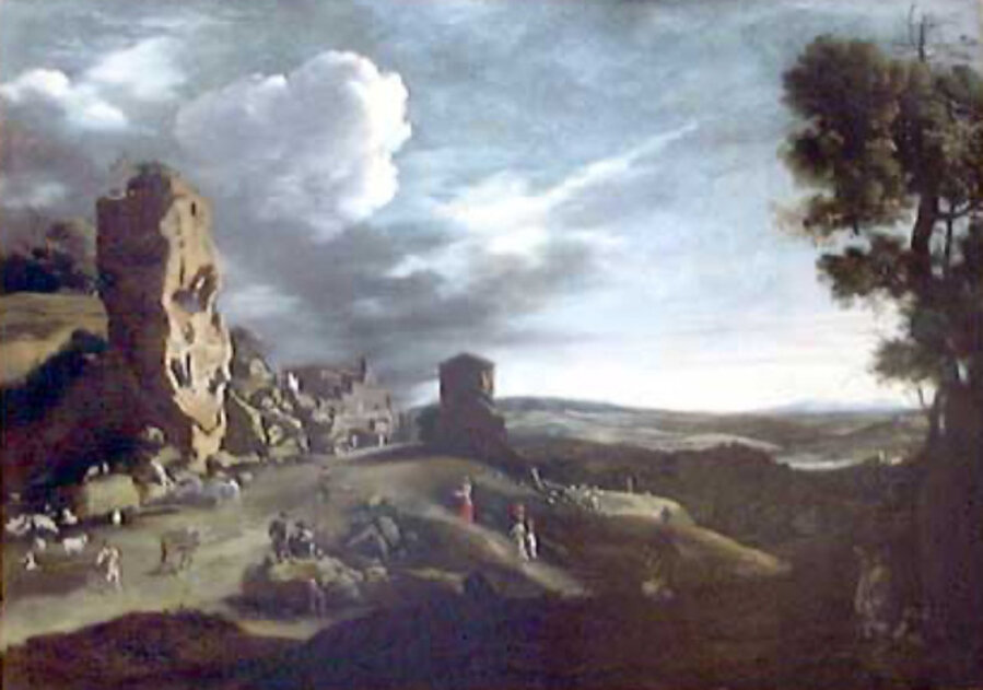 Landscape with a View of Bomarzo
