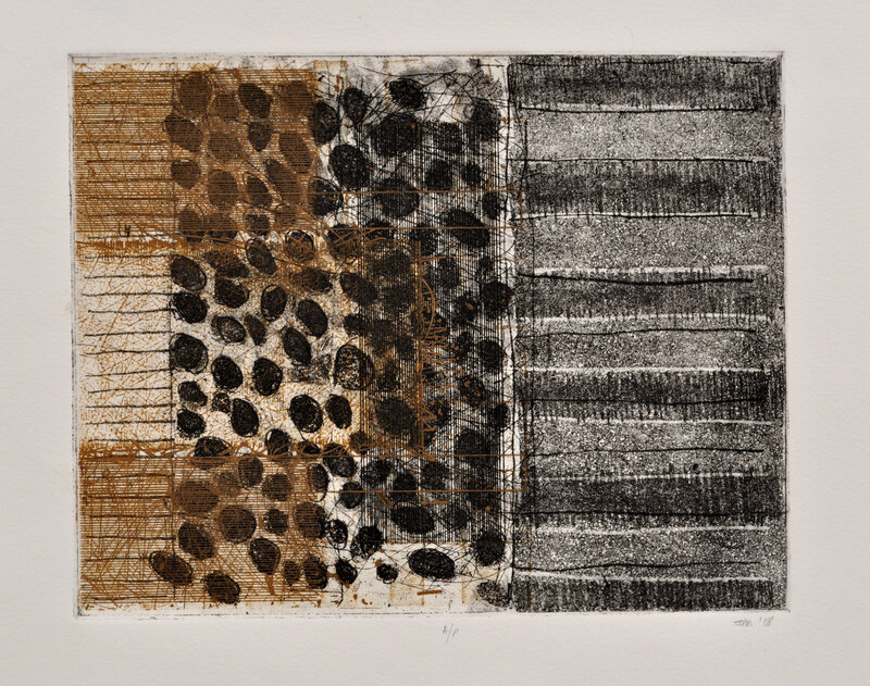 James von Minor, ‘Untitled Dot’, 2008, Print, Color etching white BFK, Catalyst Contemporary