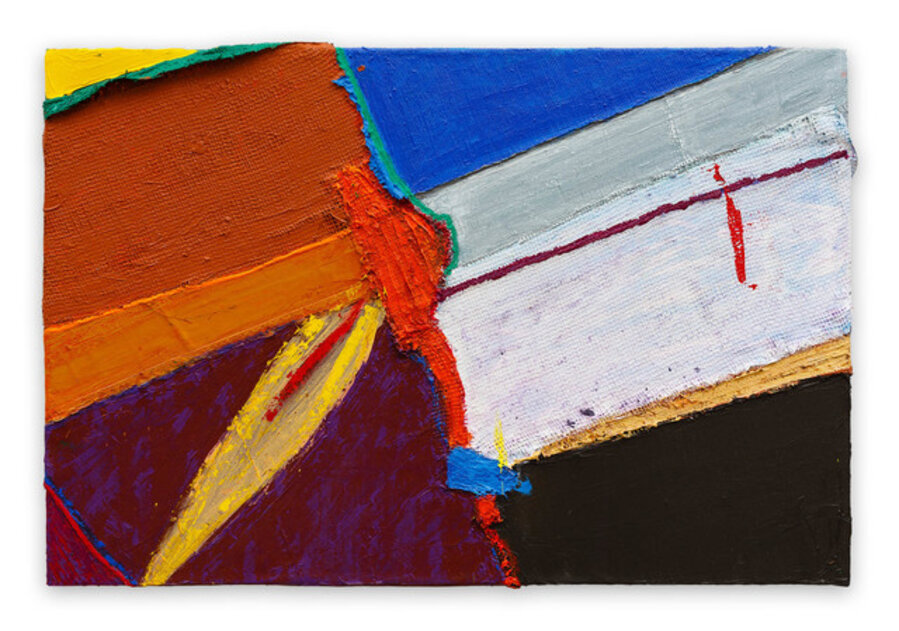 Blue Jeans and Moonbeams (Abstract painting)
