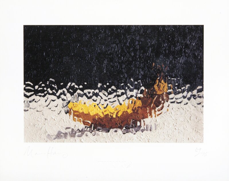 Marcus Harvey, ‘Banana’, 2011, Painting, Digital pigment print with silkscreen glaze on paper, Tate Ward Auctions