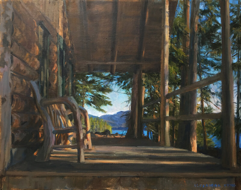 Alexandra Tyng, ‘Mountain View’, 2019, Painting, Oil on linen, Dowling Walsh