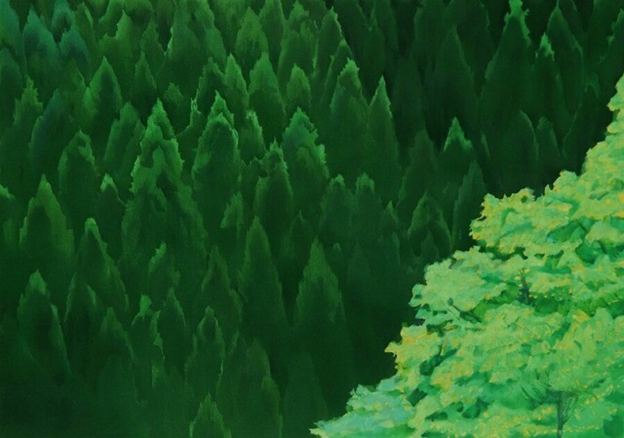 Mountain Path in the Depths