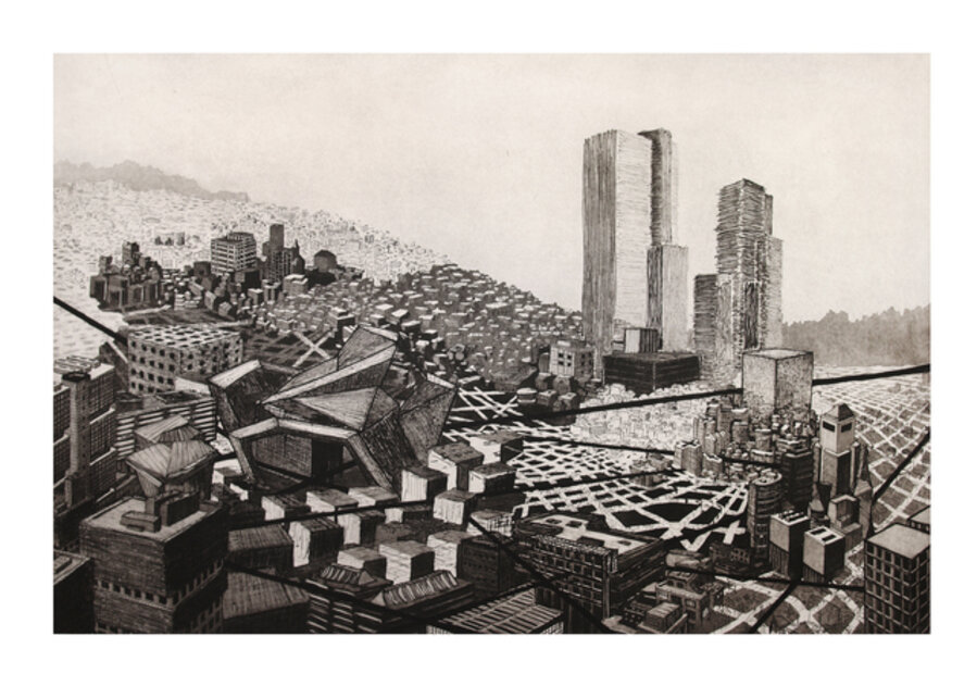 Untitled (cityscape)