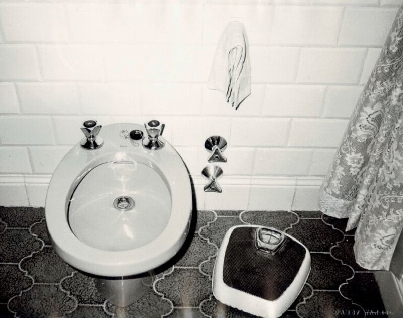 Andy Warhol, ‘Hotel Room Bathroom in Spain’, 1983, Photography, Unique gelatin silver print, Hedges Projects