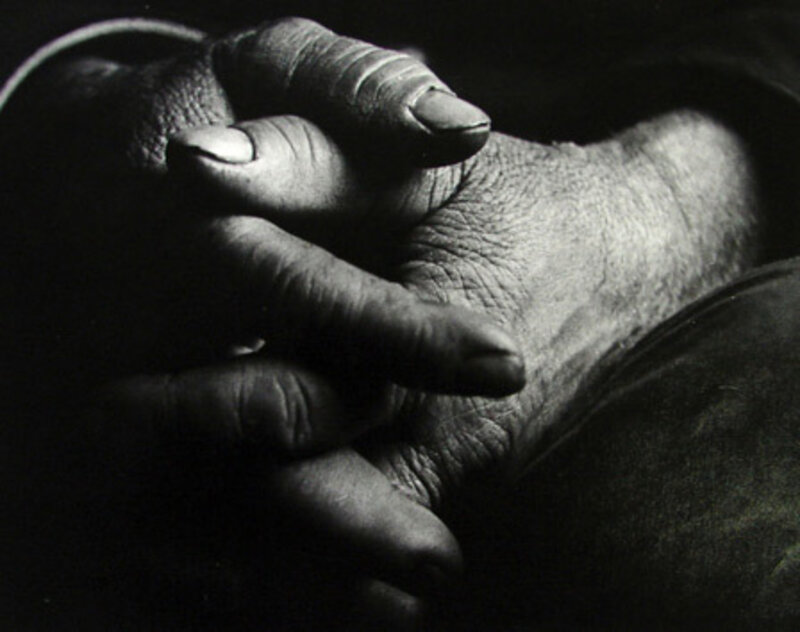 Jiri Hampl, ‘Hand by Hand’, 1950s, Photography, Silver print unmounted, Contemporary Works/Vintage Works