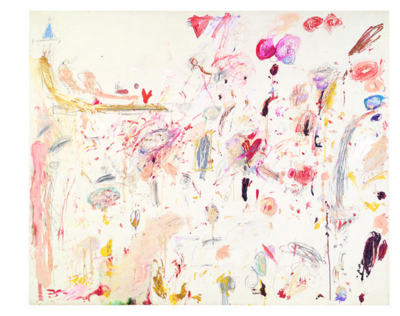 Cy Twombly, ‘Untitled’, 1961, Painting, Oil, oil-based paint, wax crayon and pencil on canvas, Kunstmuseum Basel