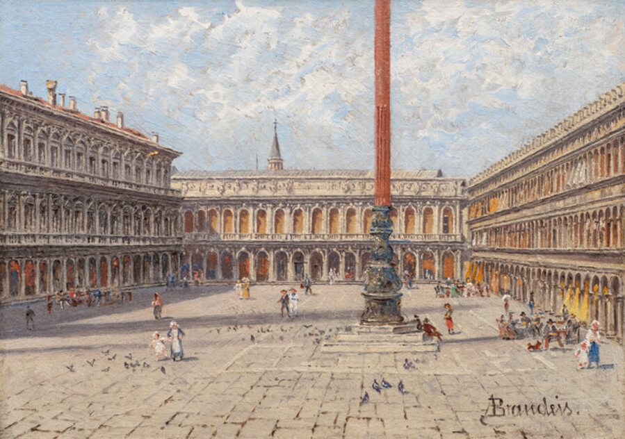 St. Mark's Square with View on the Procuraties, Venice