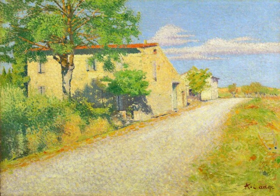 Maison au bord de la route