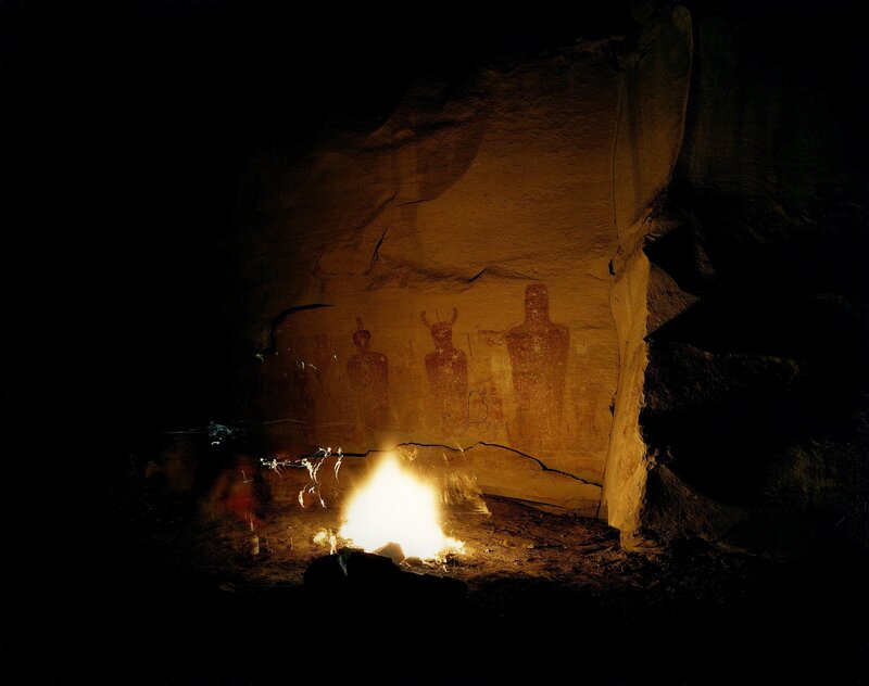 Steve Fitch, ‘Campfire in Sego Canyon, Utah, October 4’, 1984, Photography, Color Pigment Ink Print, photo-eye Gallery