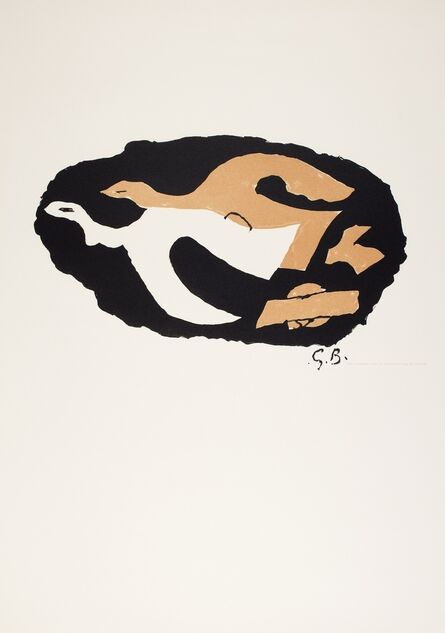 Georges Braque, ‘Deux oiseaux Poster for Museé d'Art Moderne - Céret (see Vallier 120)’, 1983