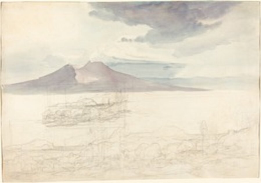 Panoramic Views of Vesuvius and Monte Pellegrino