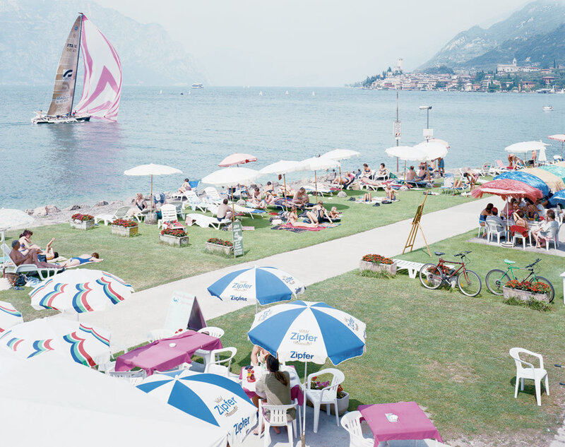 Massimo Vitali, ‘Malcesine Sail’, ca. 2002, Photography, Offset Lithograph on Consort Royal 300gm paper, Kenneth A. Friedman & Co.