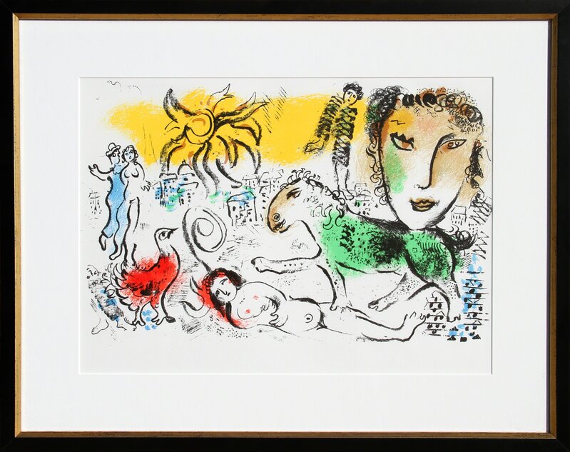 Marc Chagall, ‘Homecoming from XXe Siecle. Chagall Monumental’, 1973, Print, Lithograph, RoGallery