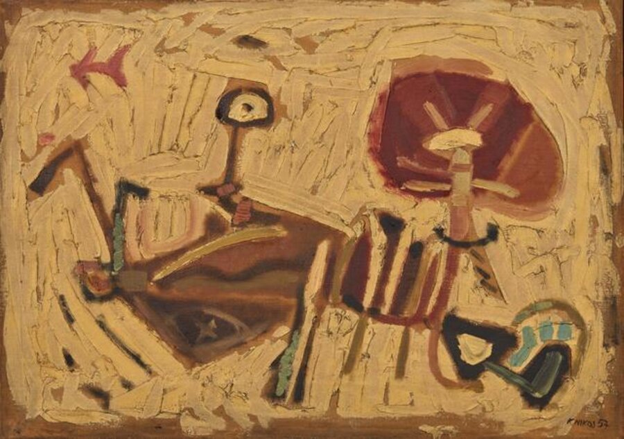The girl, Conversation