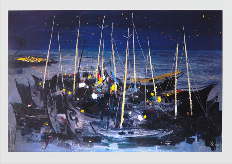 海之夜 Sea at night