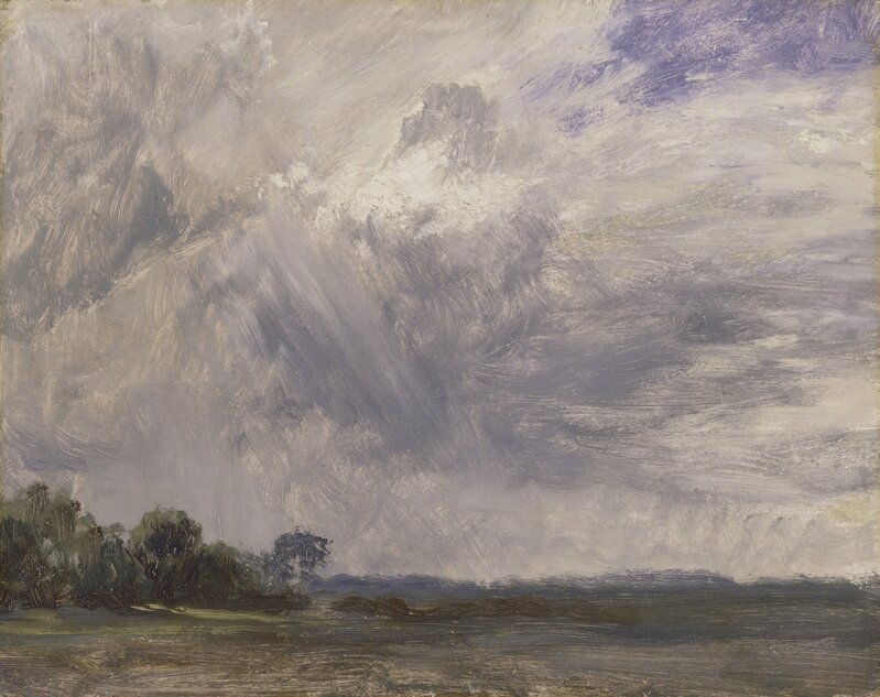 John Constable, ‘Study of a Cloudy Sky’, ca. 1825, Painting, Oil on paper on millboard, Yale Center for British Art