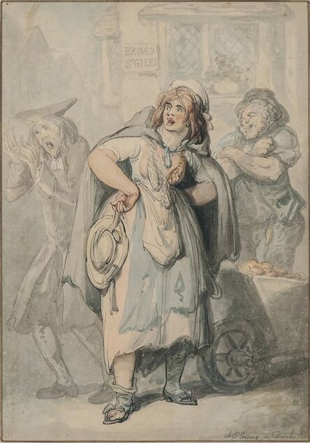 Attributed to Thomas Rowlandson, ‘A Blowing or Bunt...’