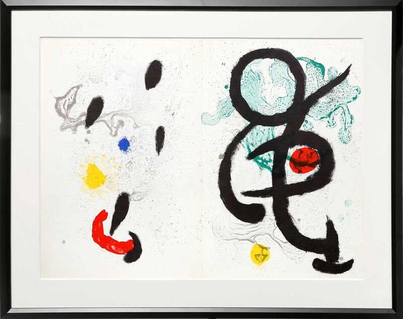Joan Miró, ‘Composition I & II from Derrière le Miroir ’, 1965, Print, Lithograph, RoGallery