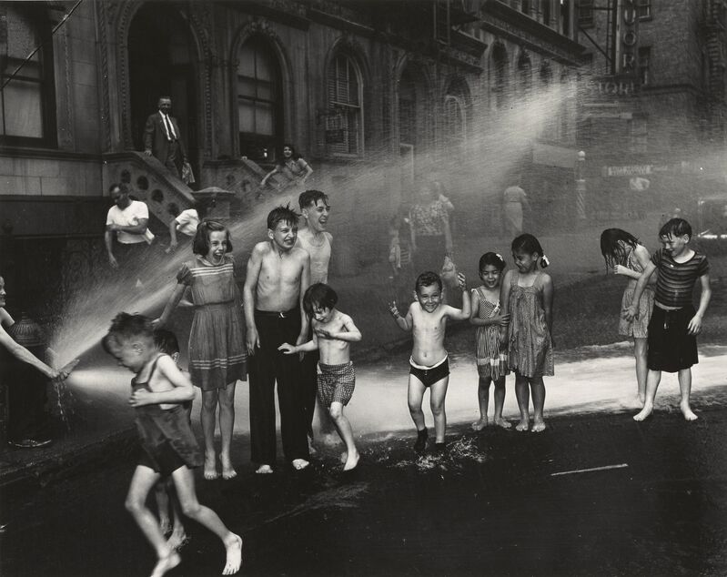 Weegee, ‘[Summer, The Lower East Side, New York City]’, summer 1937, Photography, Gelatin silver print, J. Paul Getty Museum