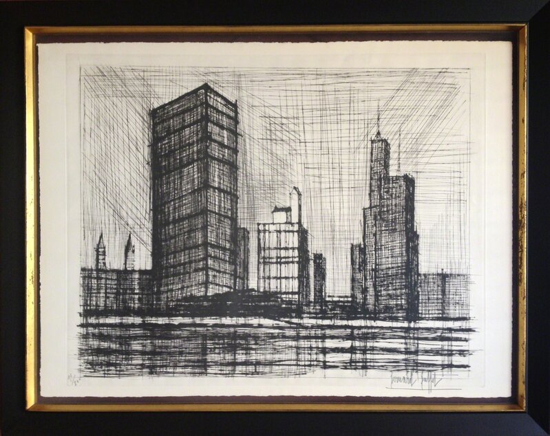 Bernard Buffet, ‘Cityscape’, ca. 1949, Print, Etching, RoGallery