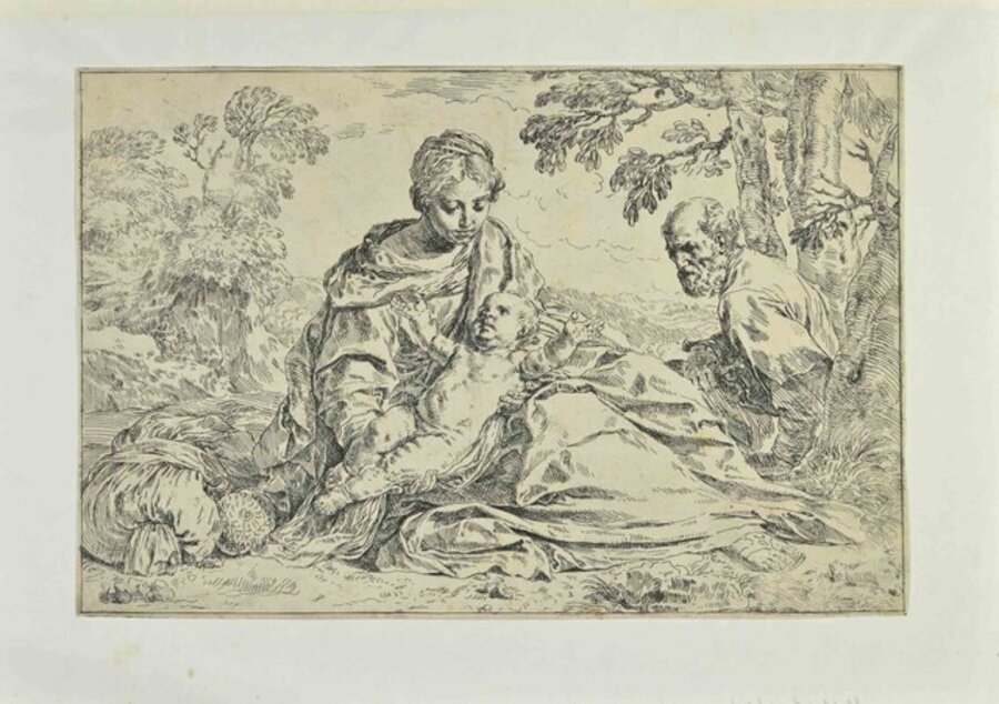 Rest on the flight into Egypt