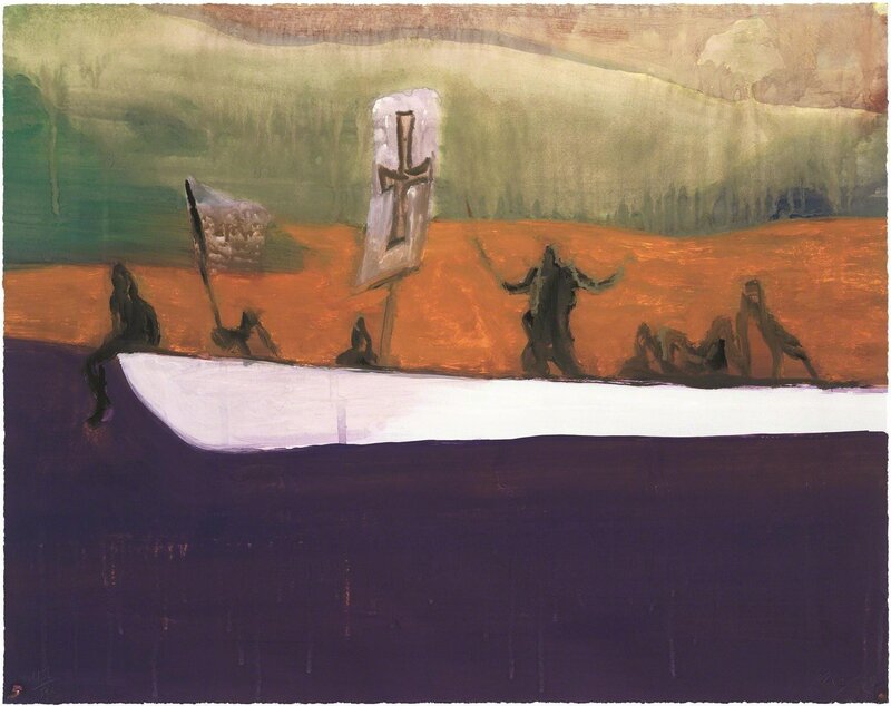 Peter Doig, ‘Untitled (Canoe)’, 2008, Print, Aquatint printed in colours, on wove paper, RAW Editions Gallery Auction