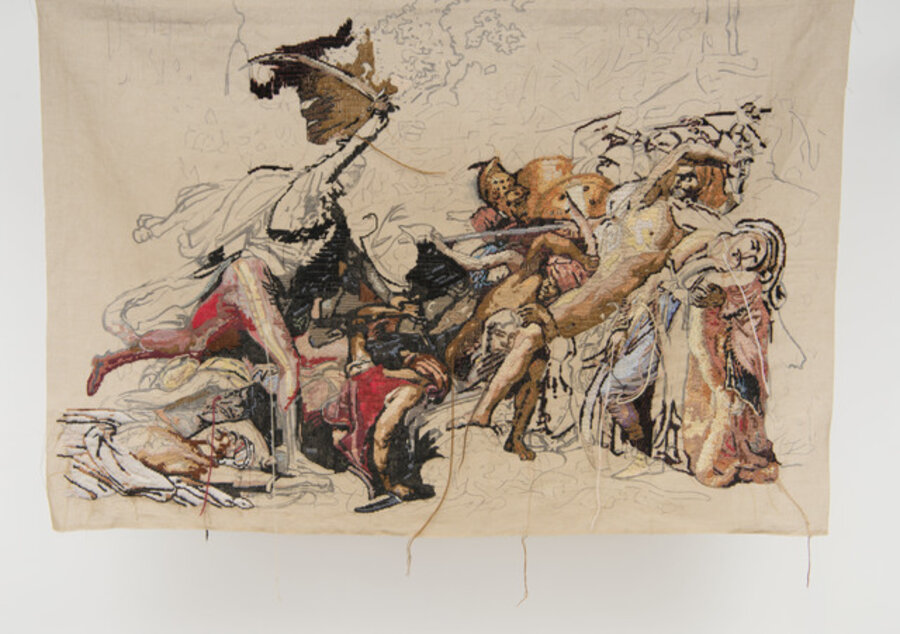 Banner 4, from “La révolte du Caire”, Anne Girodet de Roucy Trioson