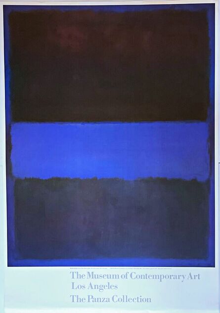 Mark Rothko, ‘Museum of Contemporary Art Los Angeles Panza Collection poster ’, 1988 