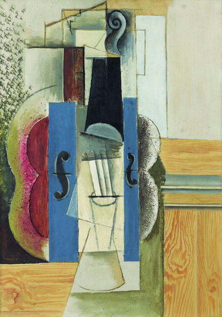 Pablo Picasso, ‘Geige, an der Wand hängend (Violin Hanging on the Wall) ’, 1913