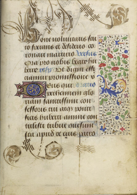 Nicolas Spierinck, ‘Decorated Text Page’, 1469