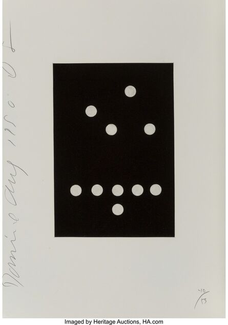 Donald Sultan, ‘Untitled from Dominos’, 1990