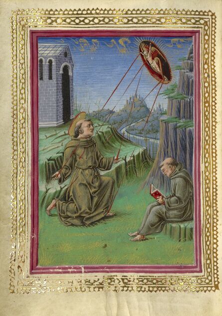 Taddeo Crivelli, ‘The Stigmatization of Saint Francis’, 1469