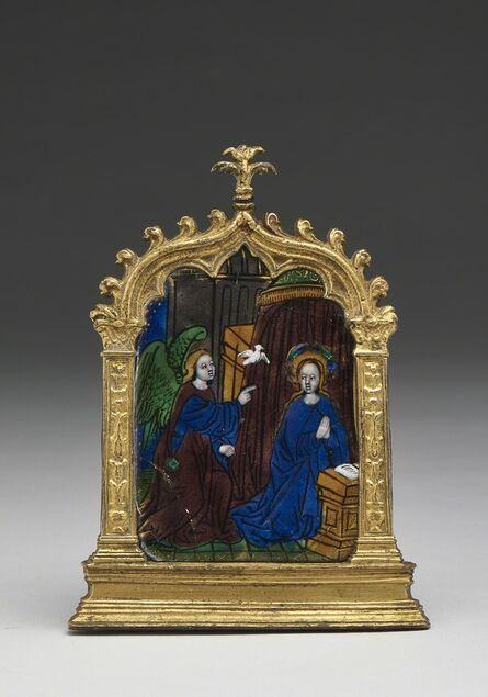 Master of the Louis XII Triptych, ‘Pax with Annunciation’, Limoges-early 16th century