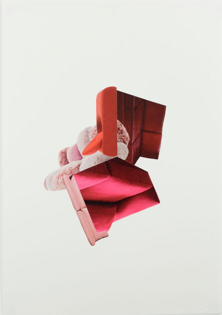 Hisae Ikenaga, ‘Red collage III’, 2021