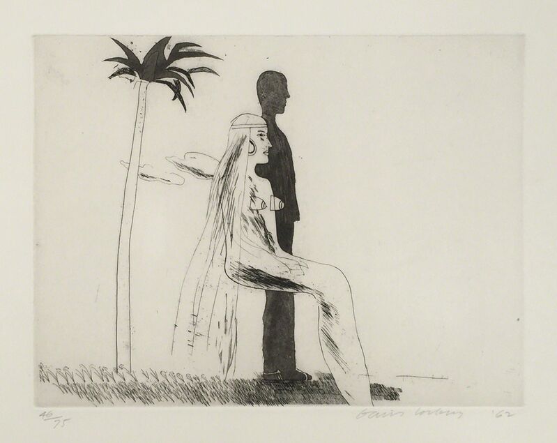 David Hockney, ‘The Marriage’, 1962, Print, Etching and Aquatint, Gerrish Fine Art