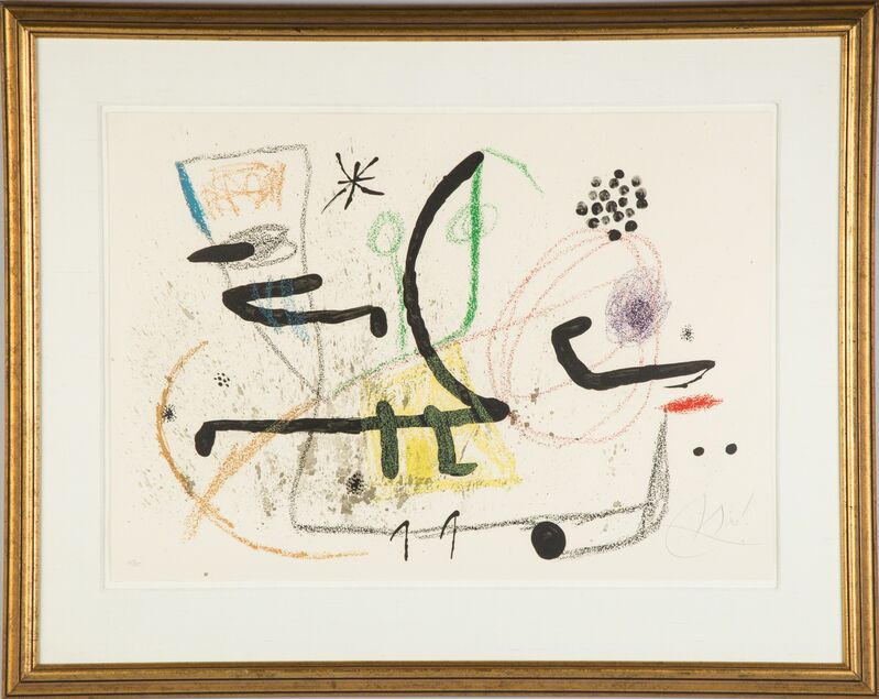 Joan Miró, ‘Maravillas con Variaciones Acrosticas en el Jardin de Miro (M. 1061)’, 1975, Print, Lithograph on Arches Paper, RoGallery