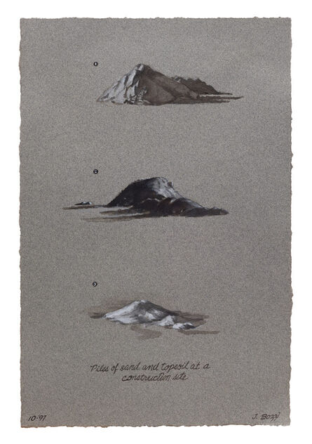 Julie Bozzi, ‘Piles of Sand and Topsoil at a Construction Site’, 1997